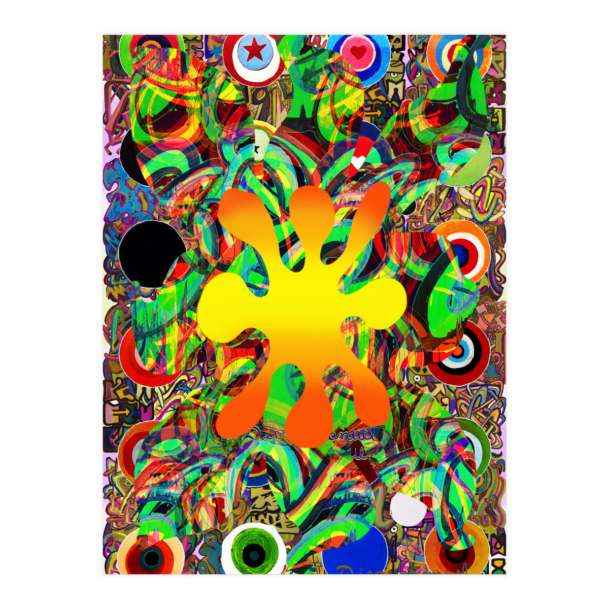 Fuego Y Graffiti 79 (Print Only)