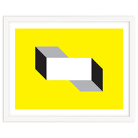 Geometric Shapes No. 50 - yellow, black & grey