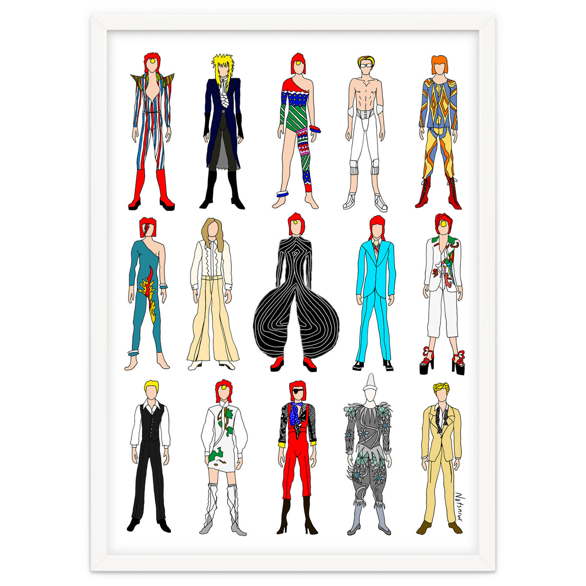 Outfits of Bowie Fashion