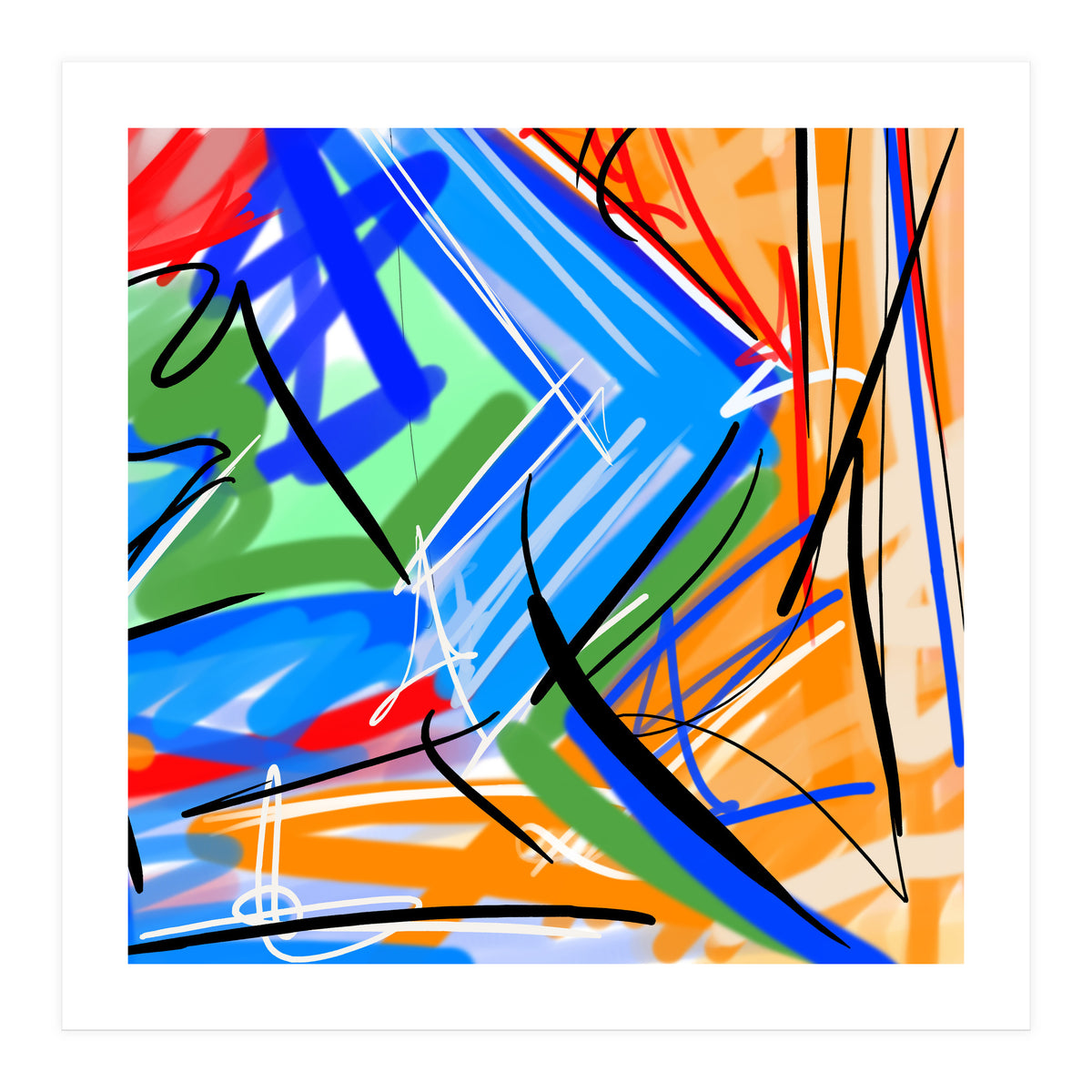 color subtleties in strokes 4 (Print Only)