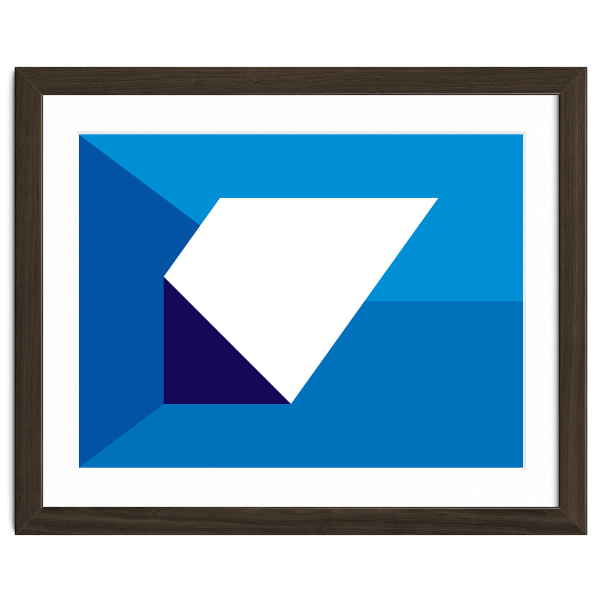 Geometric Shapes No. 32 -  blues