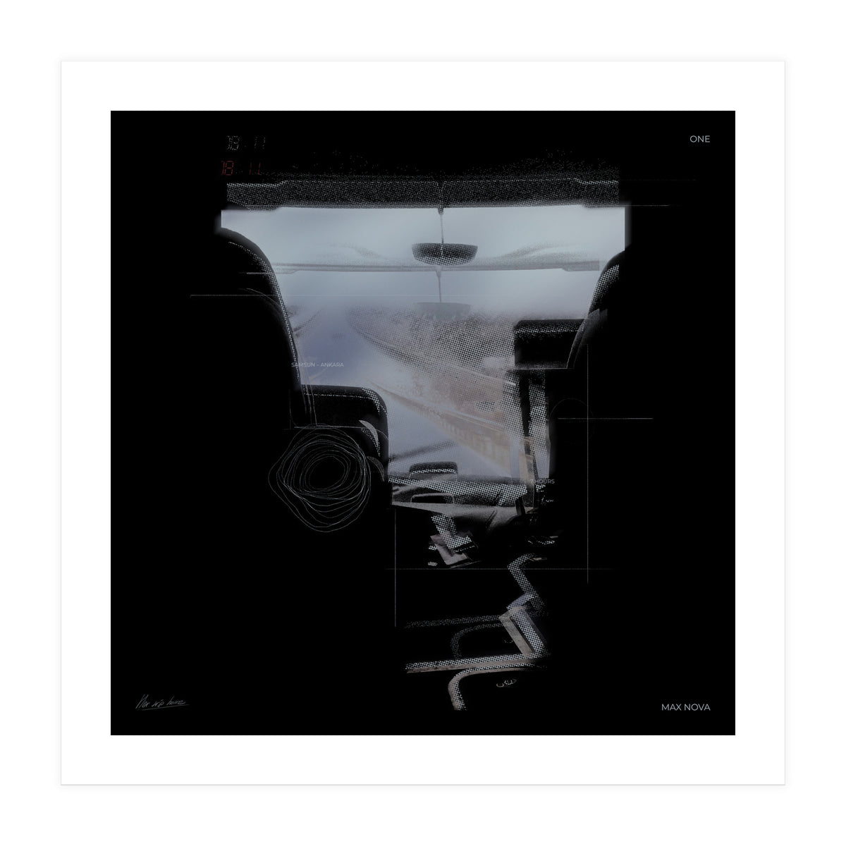 Her trip home. One (Print Only)