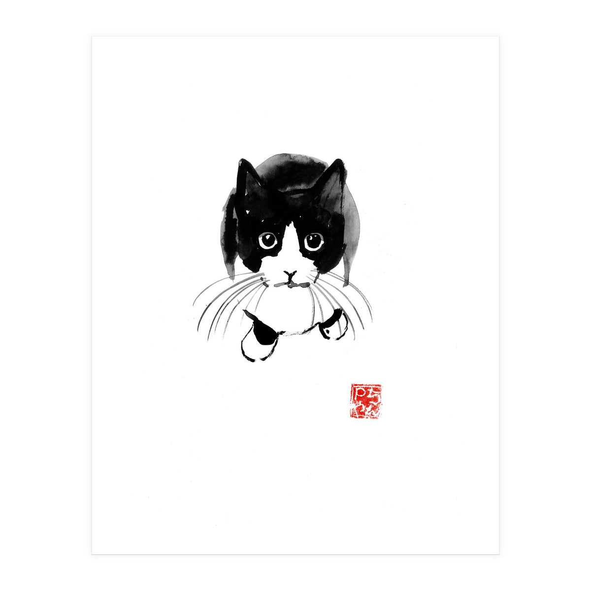 Above cat (Print Only)