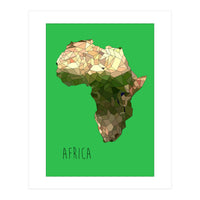 Africa - Green (Print Only)