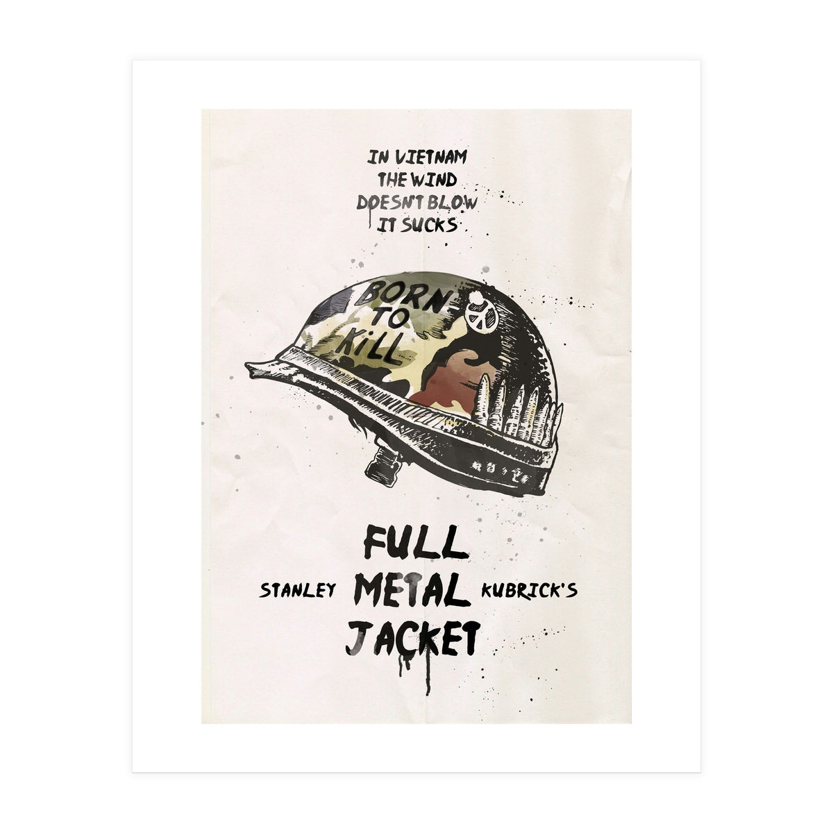 Full Metal Jacket movie poster (Print Only)