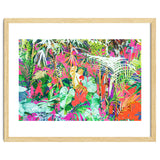 Find Me Where The Tropical Things Are | Jungle Botanical Palm Colorful Painting thumbnail