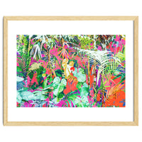 Find Me Where The Tropical Things Are | Jungle Botanical Palm Colorful Painting