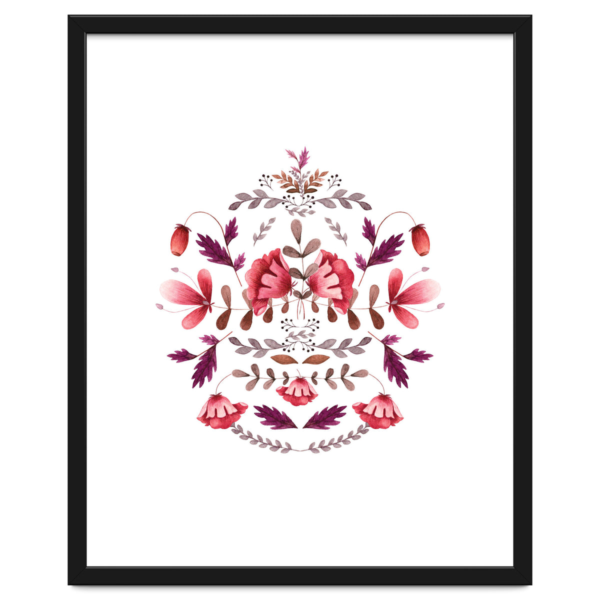 Scandinavian Folk Art Flowers