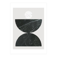 Black & White Marble (Print Only)