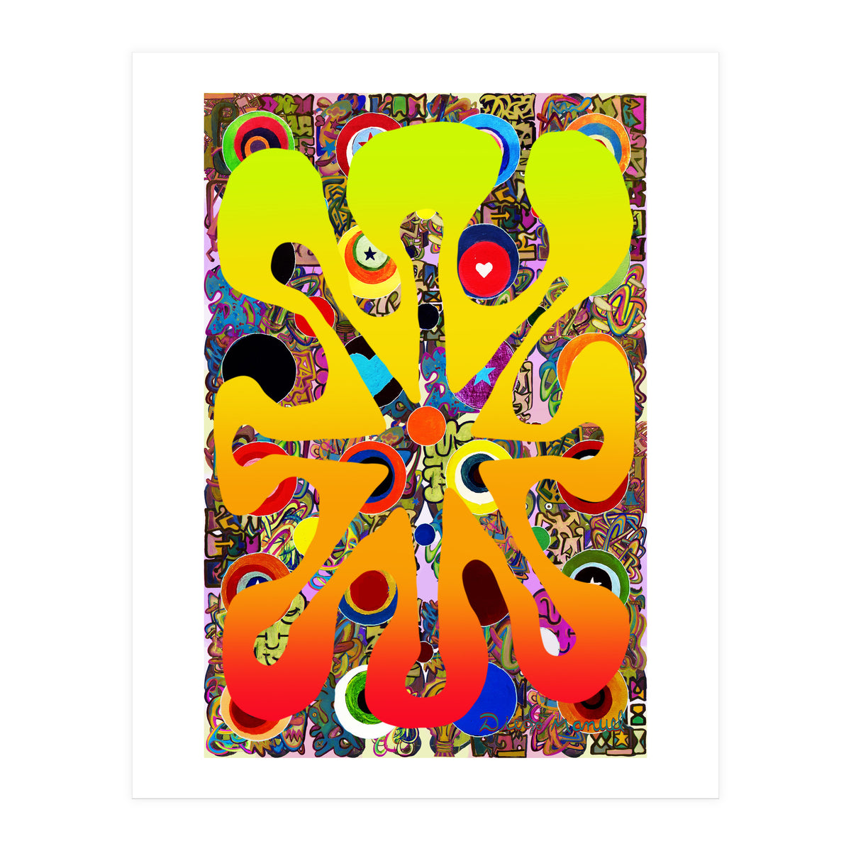 Fuego Y Graffiti 86 (Print Only)
