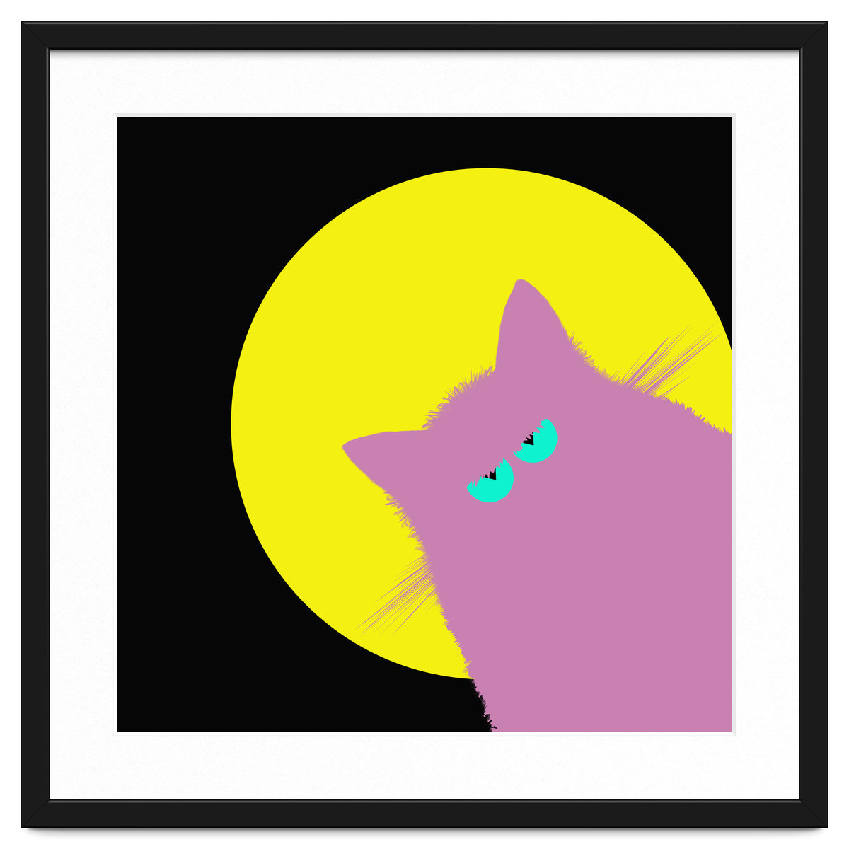Full Moon Lilac Cat