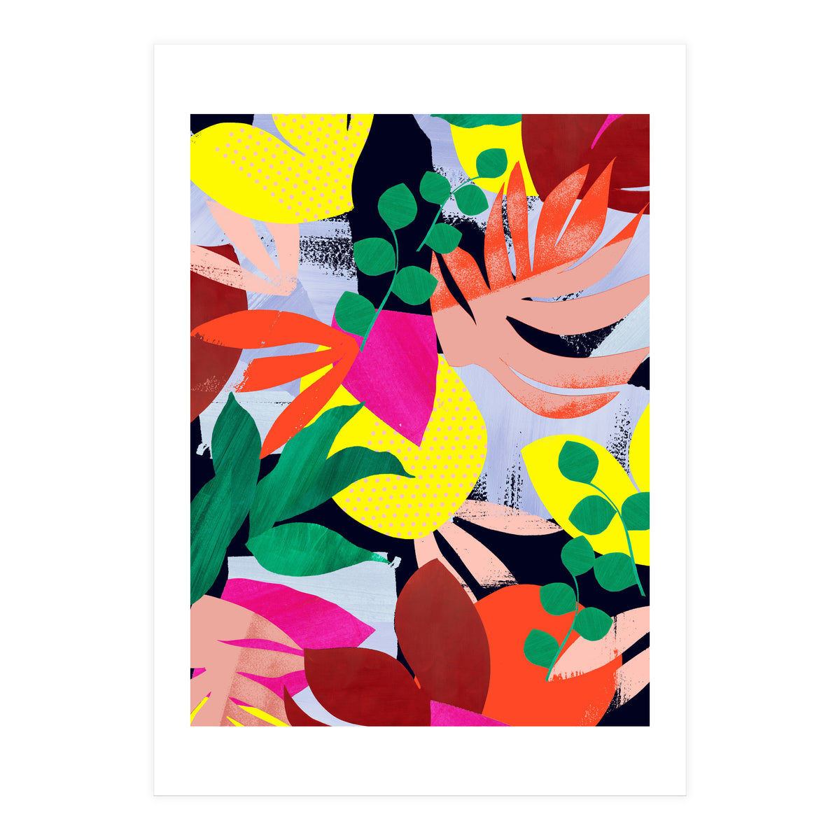 Abstract tropical (Print Only)