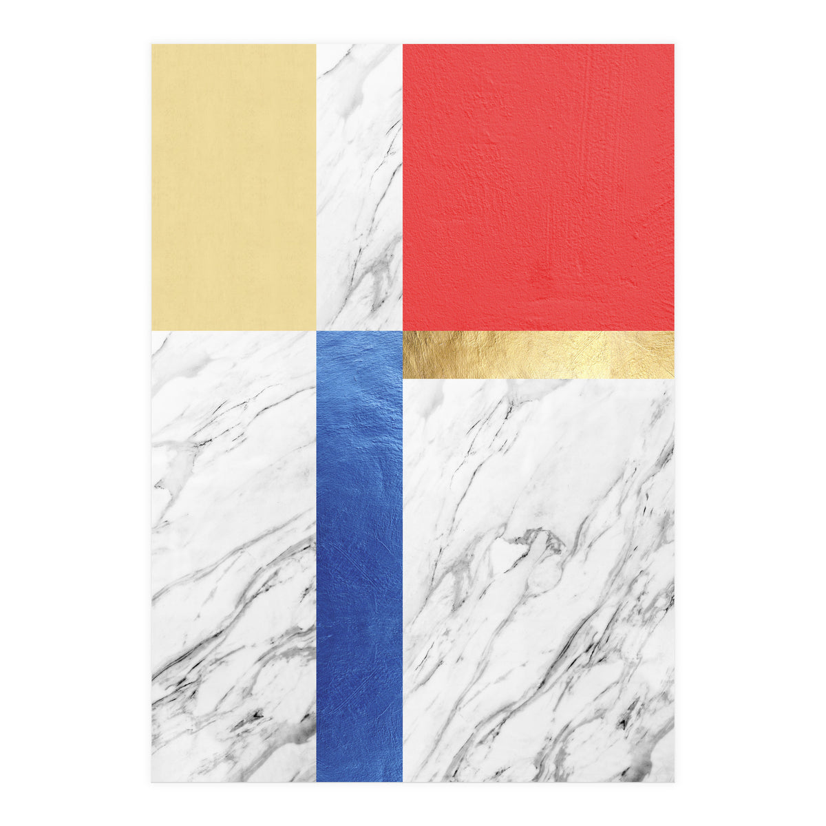 Geometric and golden VII (Print Only)