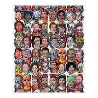 Formas 14 34 3d And Retratos 6 (Print Only)