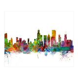 Chicago Illinois Skyline (Print Only) thumbnail