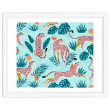 Cheetahs In The Grapefruit Grove, Tropical Jungle bohemian Wildlife, Tiger Wild Cat Nature Forest thumbnail