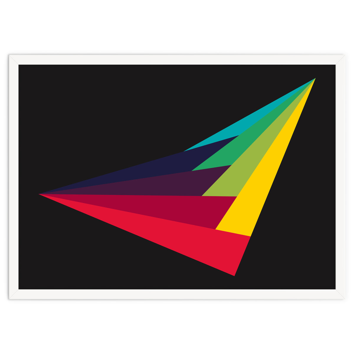 Geometric Shapes No. 40 - rainbow