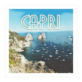 Capri, Italy Vintage Island (Print Only) thumbnail