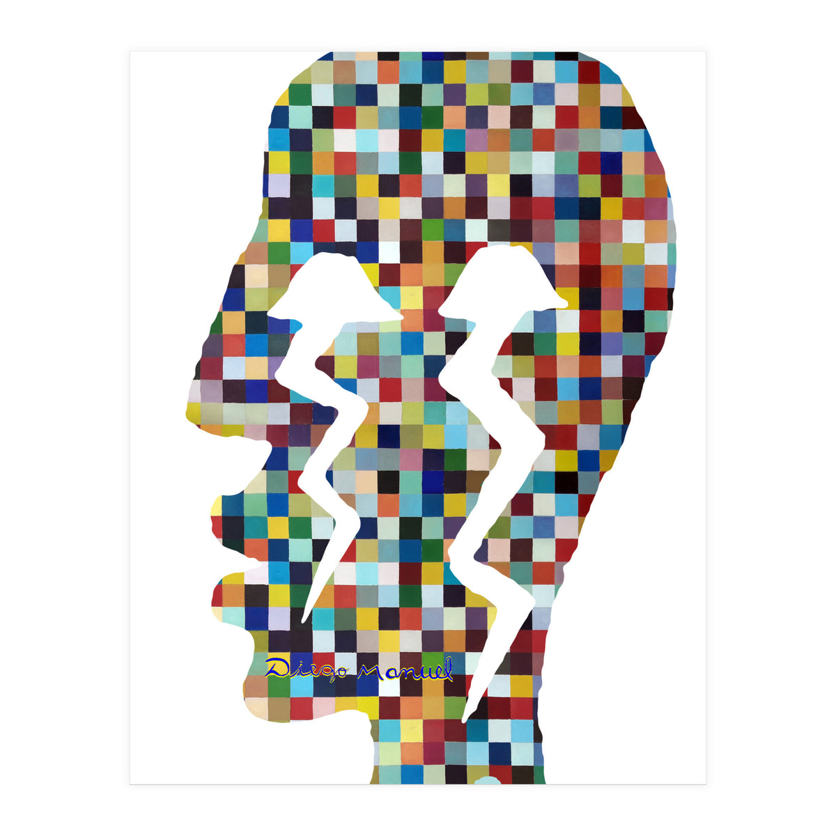 Perfil Con Rayos 11  (Print Only)