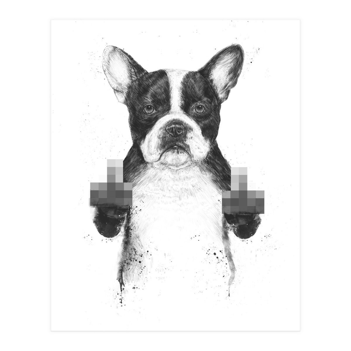 Censored Dog (Print Only)