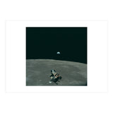 Earth, Moon And Lunar Module, As11 44 6643 (Print Only) thumbnail