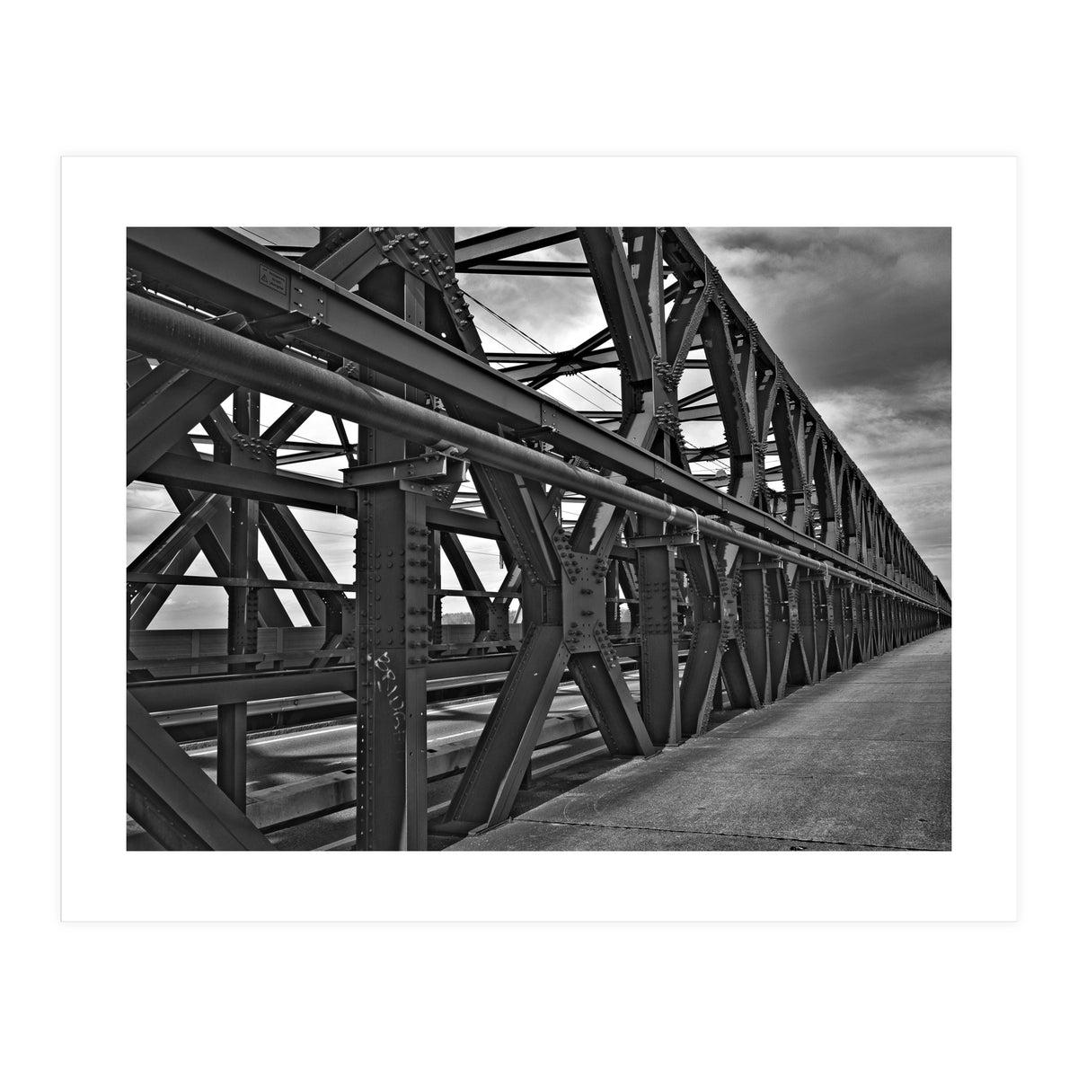 Steel road bridge (Print Only)