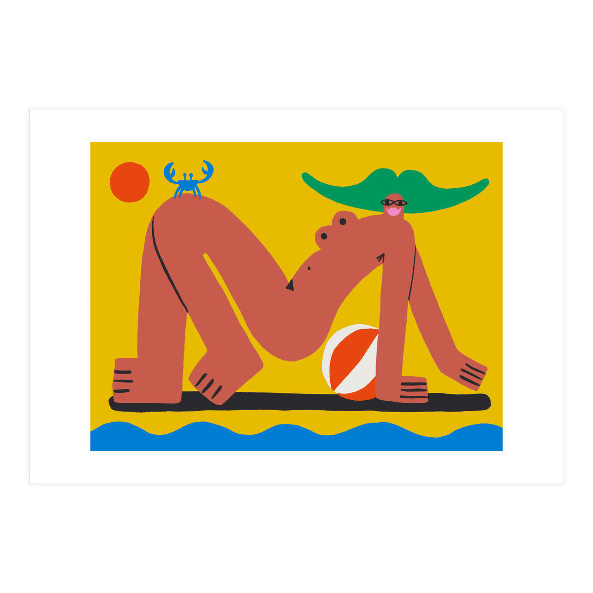 Crabwalk Home To Cuddle Cancer (Print Only)