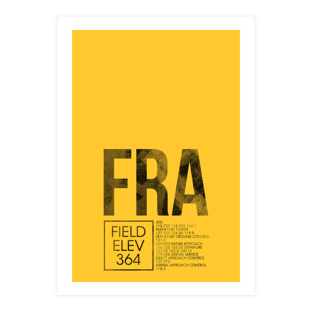 Frankfurt Airport Atc (Print Only)