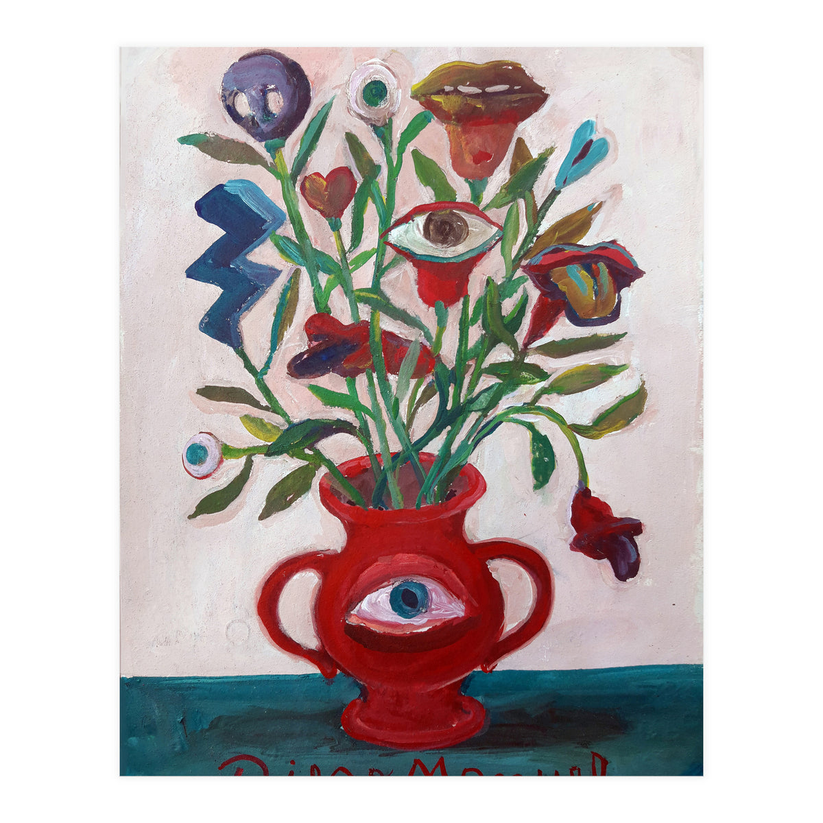 Florero Con 1 Rayo (Print Only)