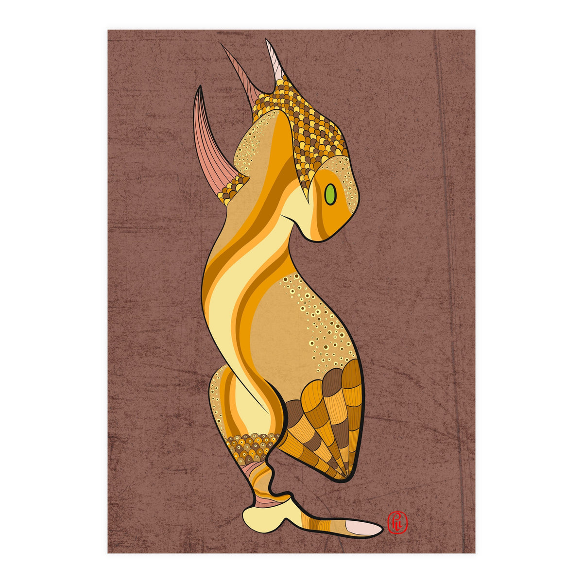 Horned Beast (Print Only)