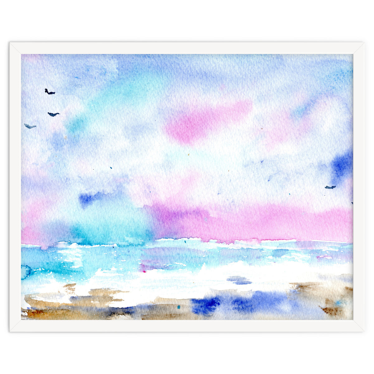 Tenderness of the sea || watercolor