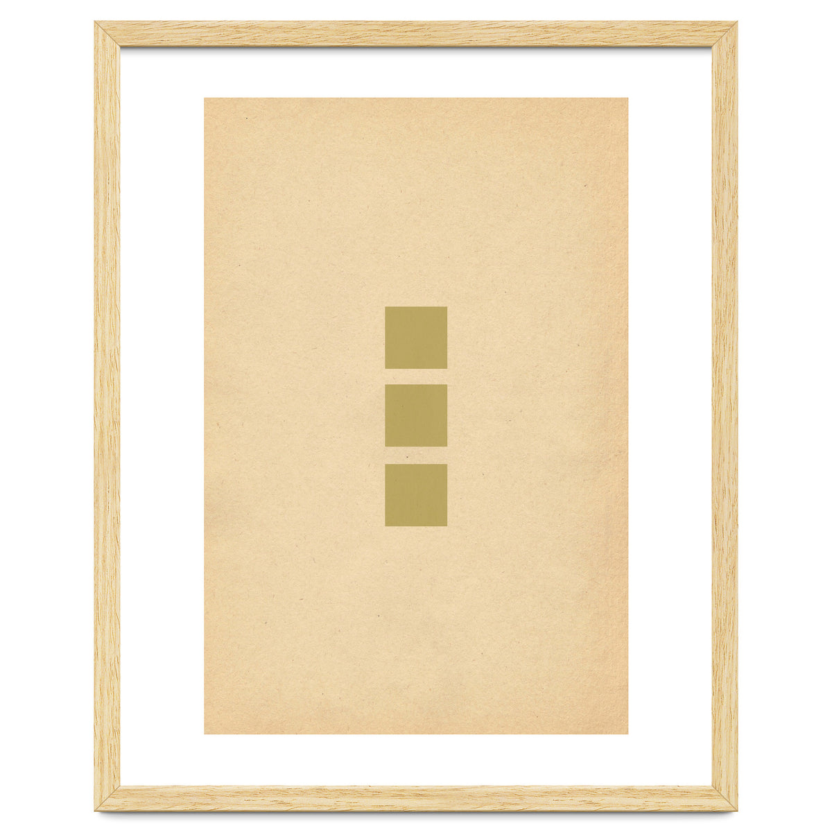 Minimalist green squares