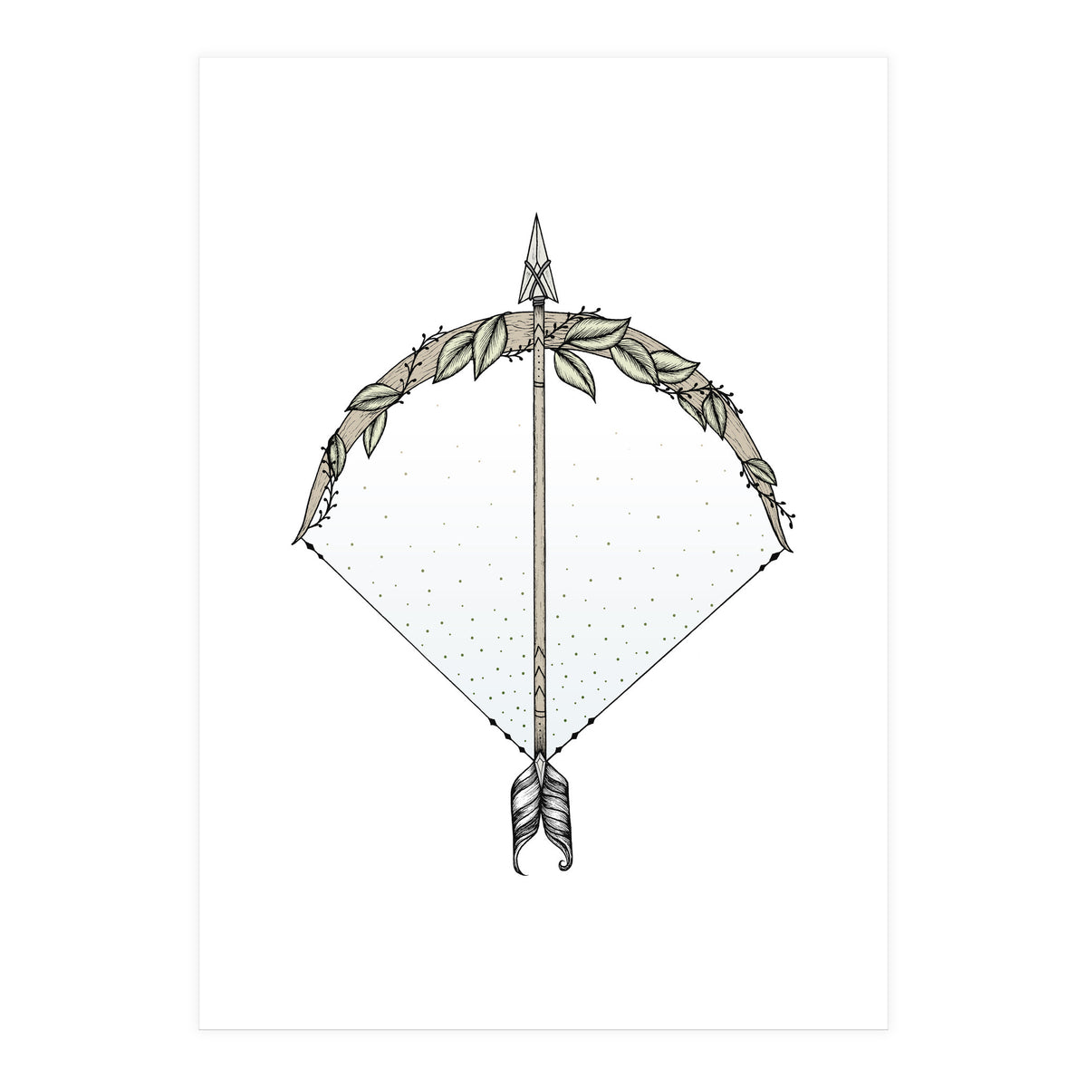 Bow And Arrow (Print Only)