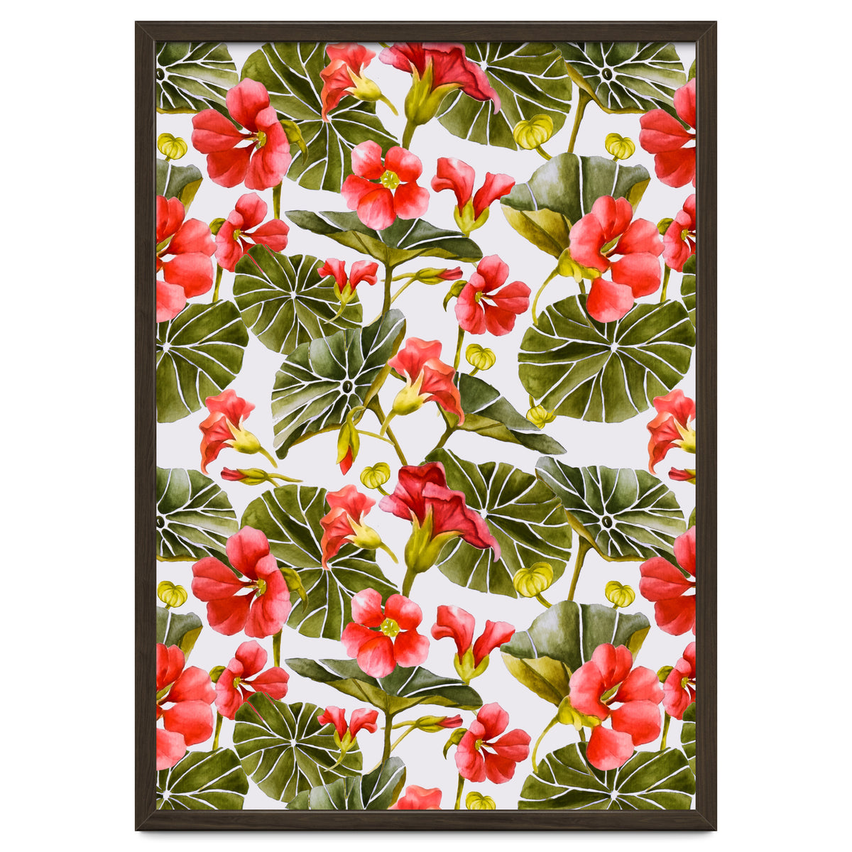 Nasturtiums watercolor 02