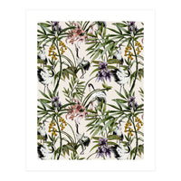 Asian crane pattern - 02 (Print Only)