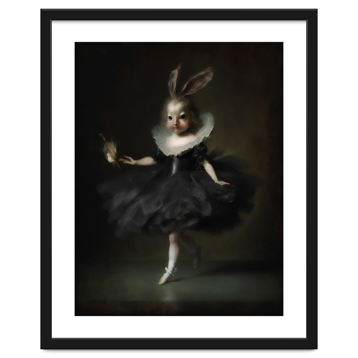 Gothic Hare-Girl Hybrid Ballerina