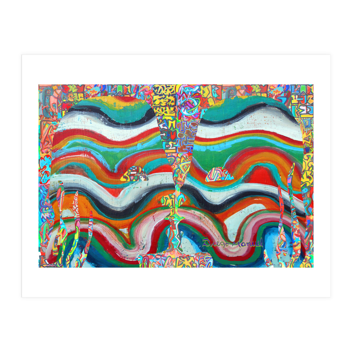 Abstracto Pop Nuevo B8 (Print Only)