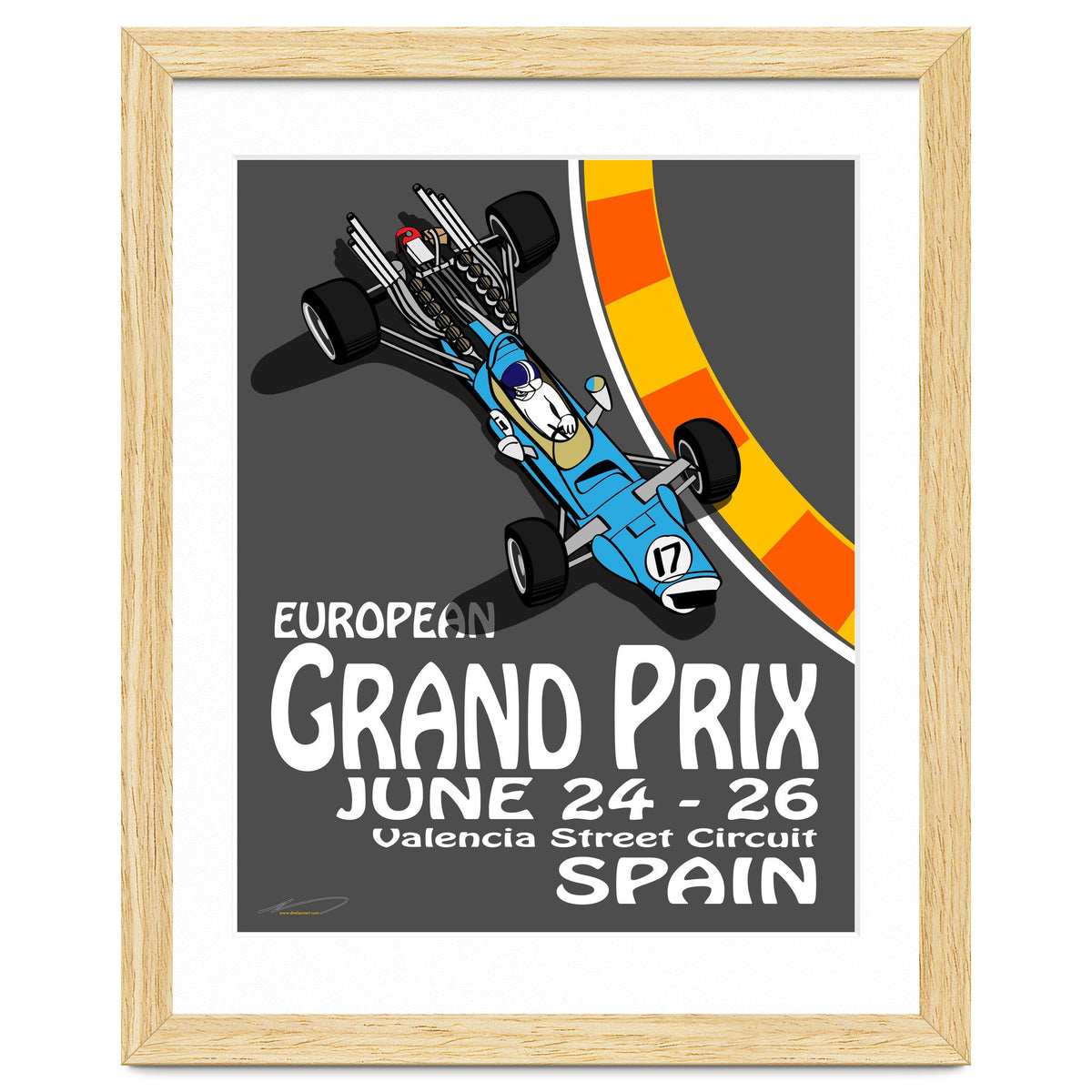 European Grand Prix poster