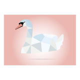 Swan Low Poly Art (Print Only) thumbnail