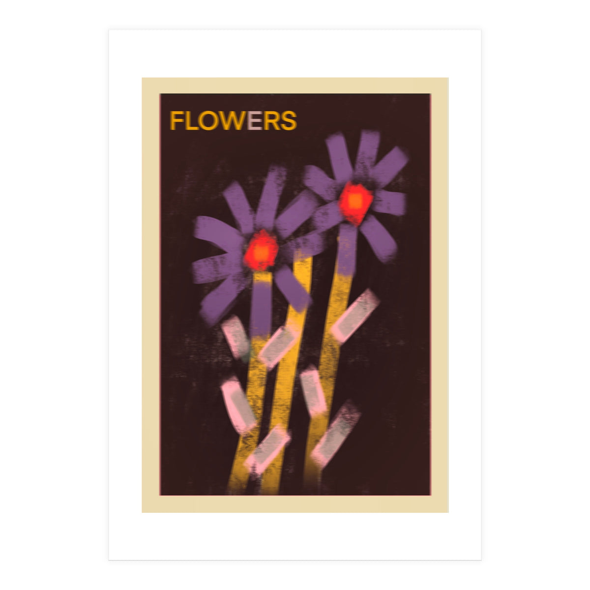 Blurry flowers  (Print Only)
