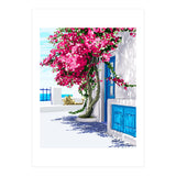 Better days are on their way | Greece Santorini Island Travel | Summer Architecture Positivity (Print Only) thumbnail
