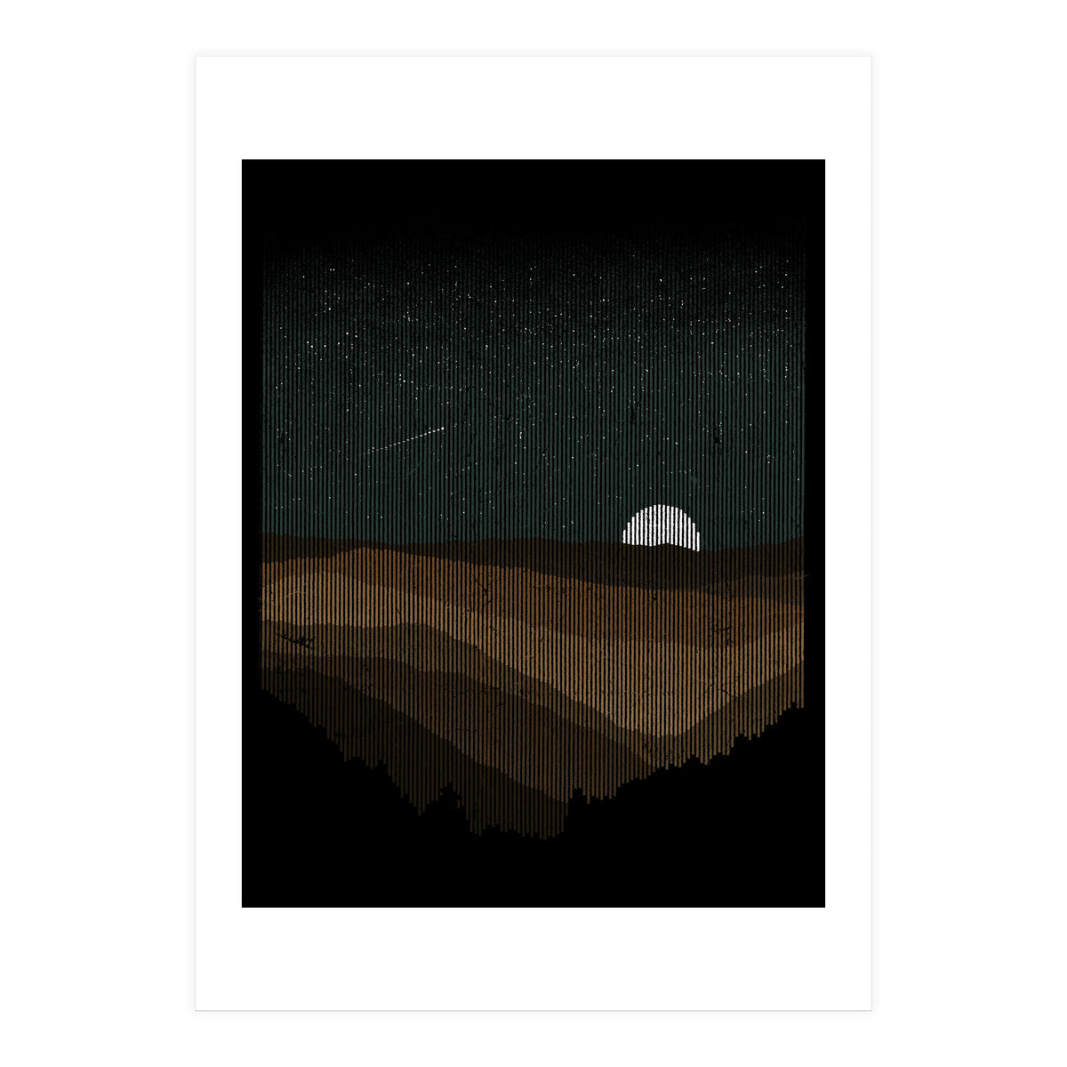 Moonrise (Sepia) (Print Only)