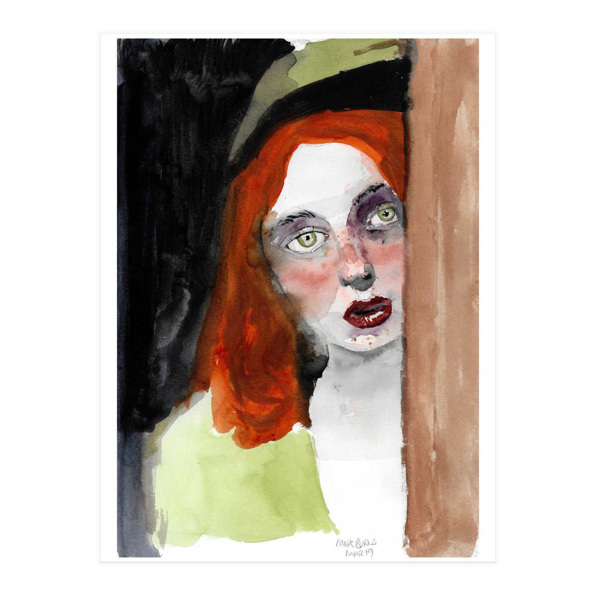 Untitled #017 - Woman with red hair (Print Only)