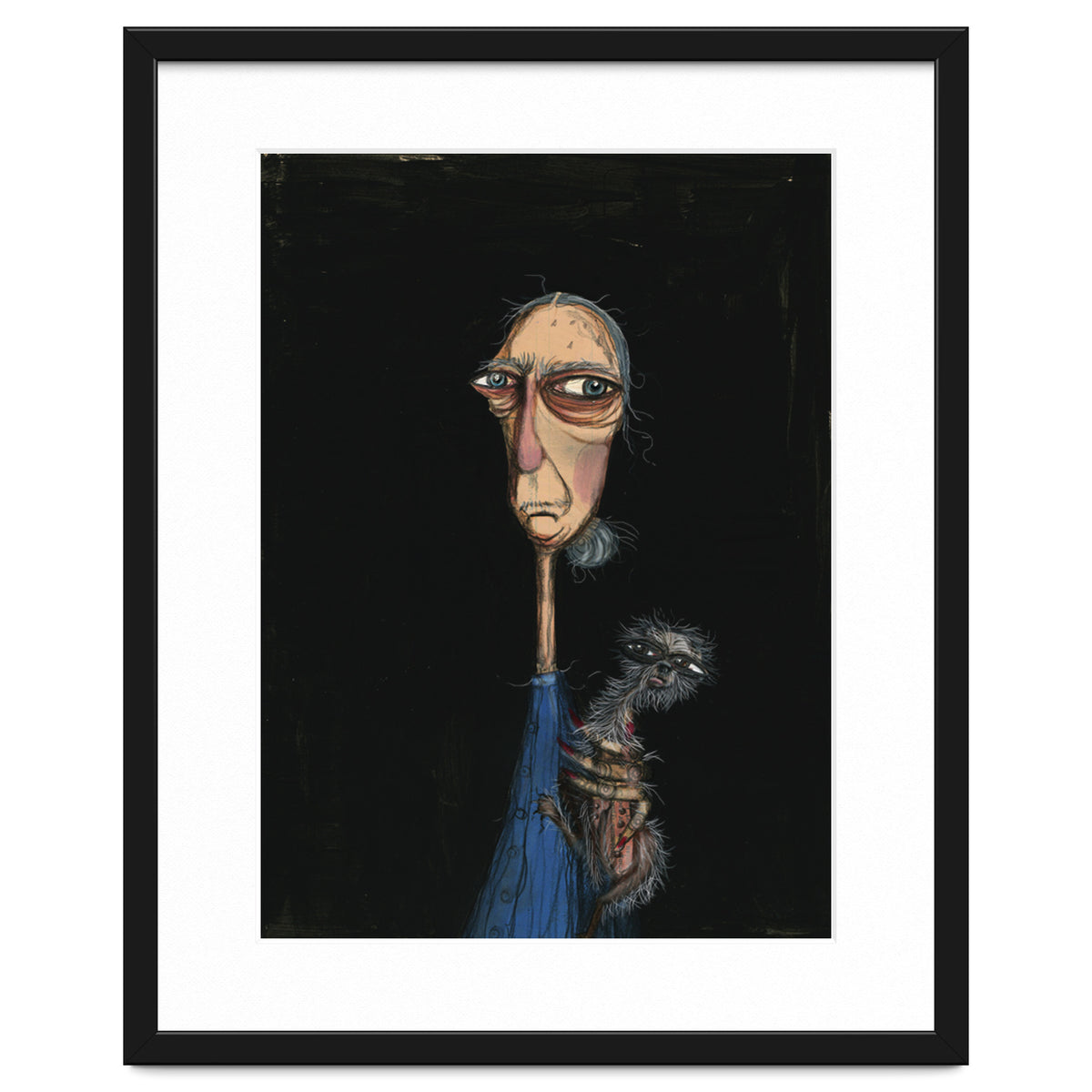 Woman Holding A Chihuahua