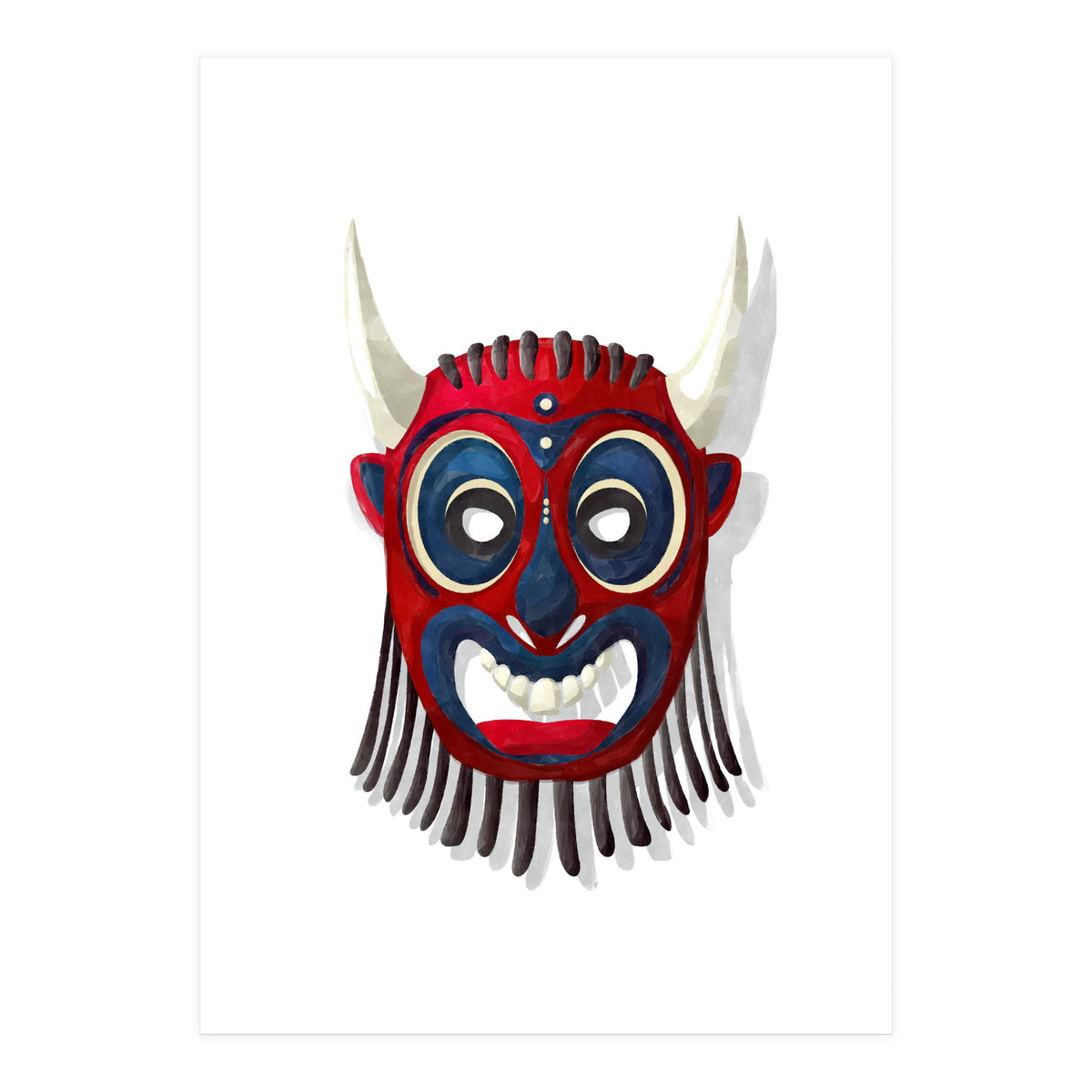Tribal Mask 6 (Print Only)