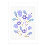 Watercolour Tulips | Purple (Print Only) thumbnail