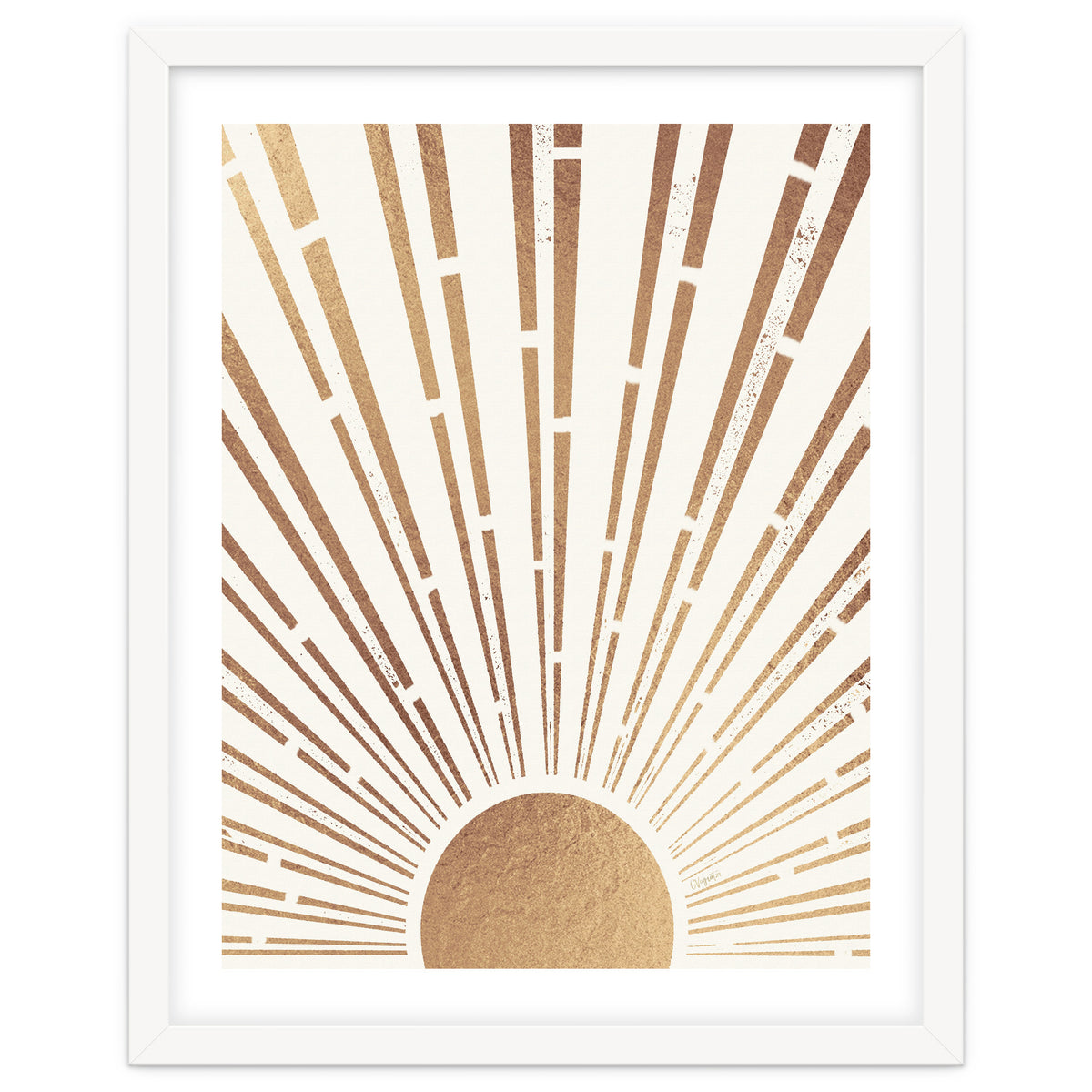 Sun Shines Inside You Gold