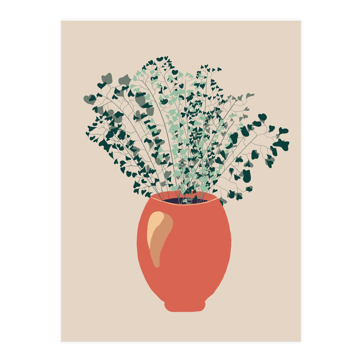 Heart-shaped leaves (Print Only)