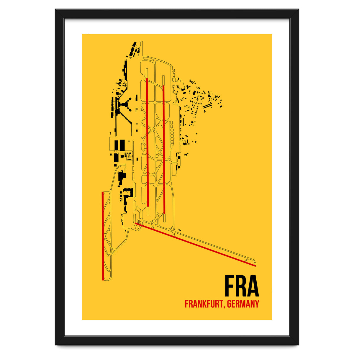 Frankfurt Airport Layout