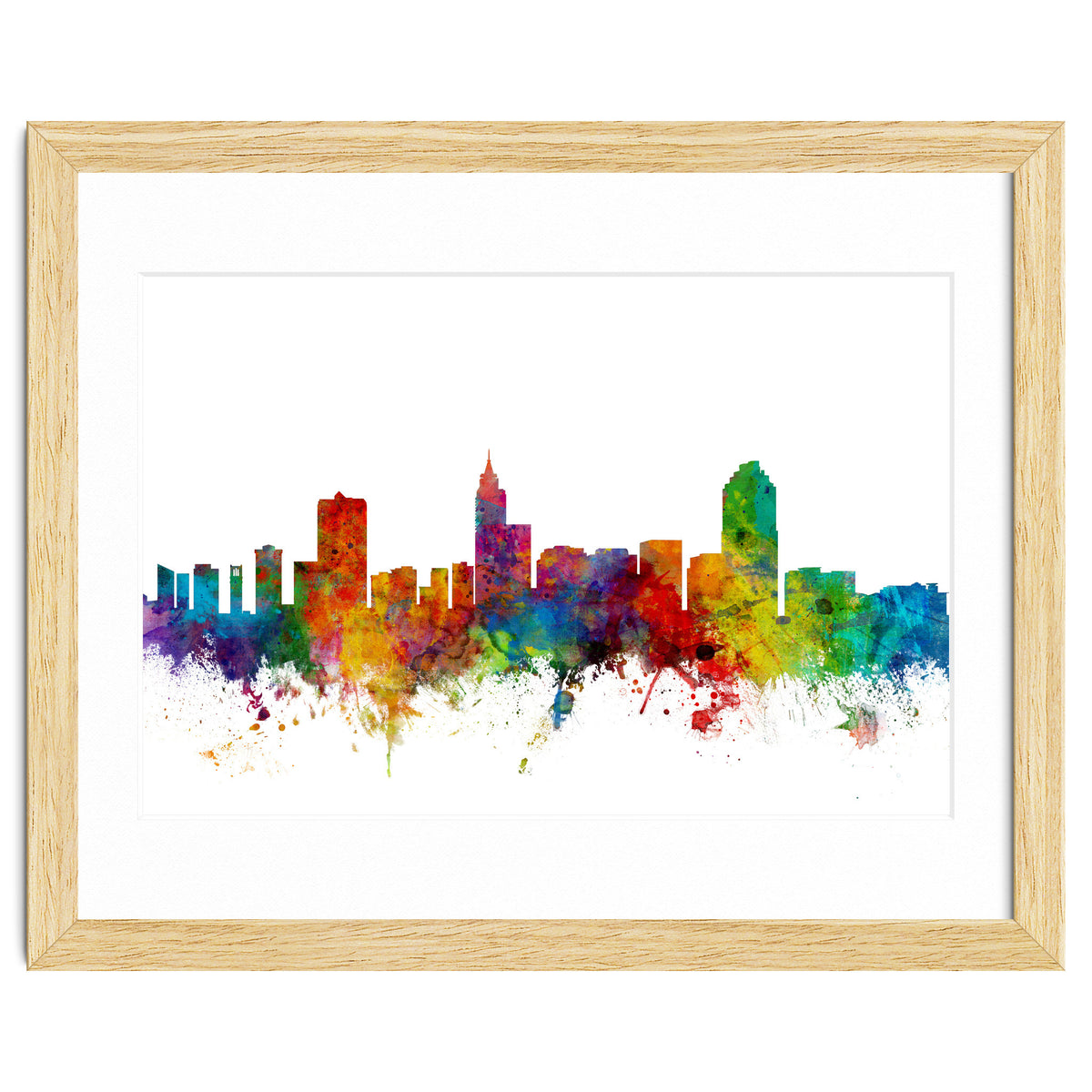 Raleigh North Carolina Skyline
